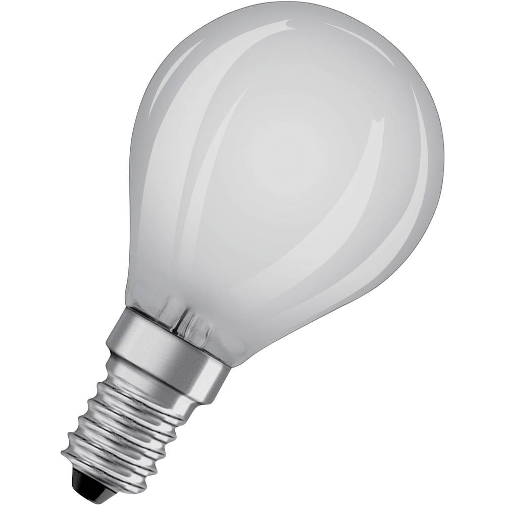 OSRAM 4058075436480 LED Energetická třída (EEK2021) E (A - G) E14 klasická žárovka 4 W = 40 W teplá bílá (Ø x d) 45 mm x