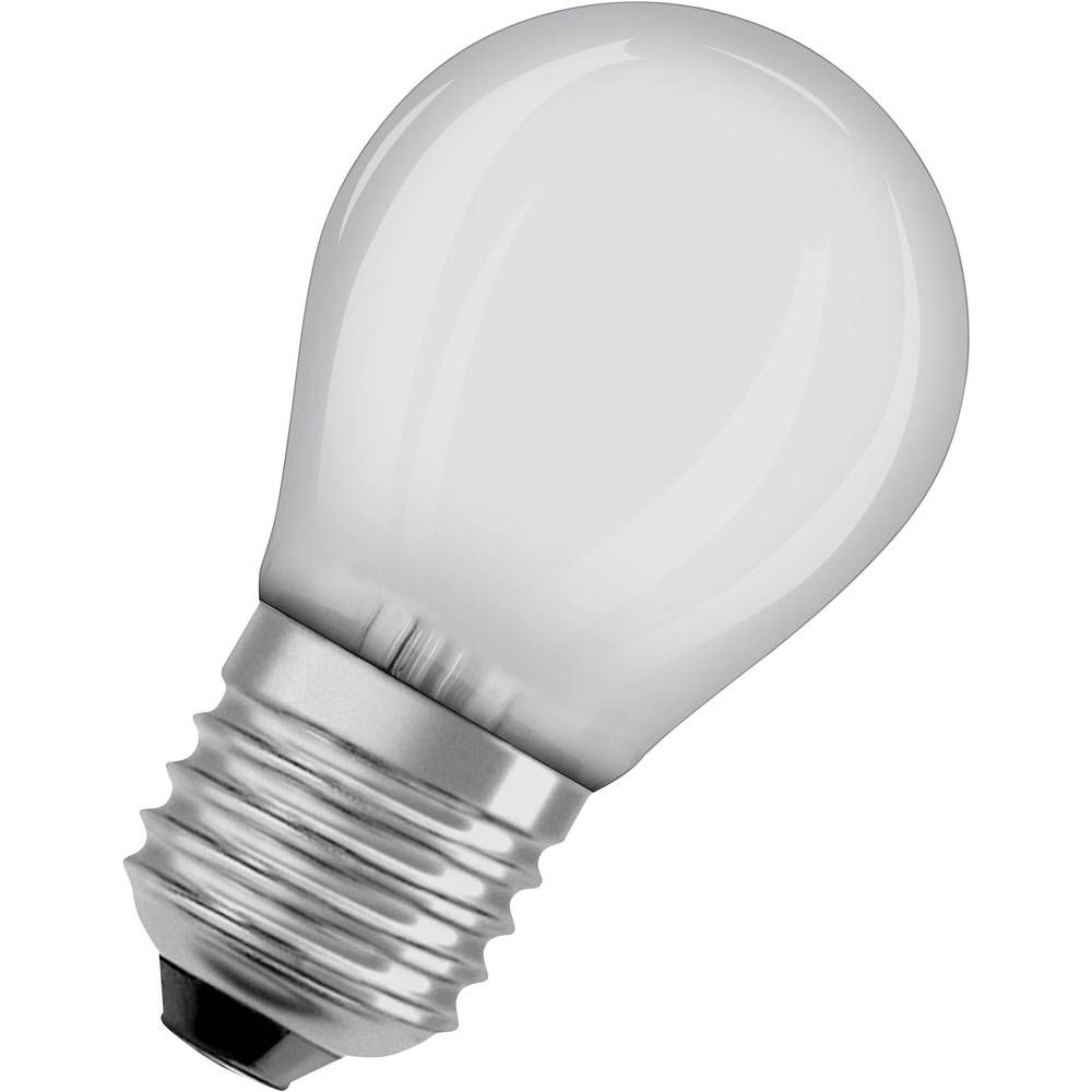 OSRAM 4058075437067 LED Energetická třída (EEK2021) E (A - G) E27 klasická žárovka 4 W = 40 W teplá bílá (Ø x d) 45 mm x