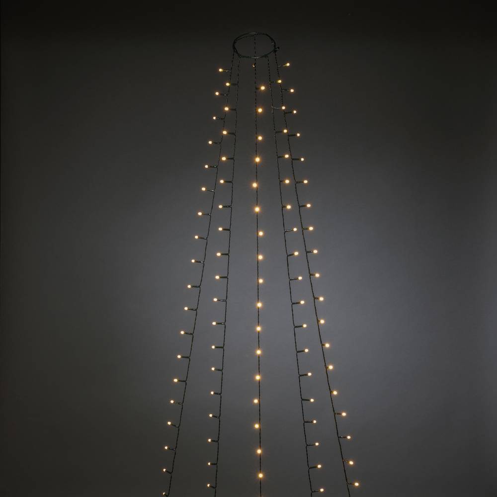 Konstsmide 6480-820 LED světelný plášť na vánoční stromeček vnitřní přes napájecí zdroj do zásuvky Počet žárovek 150 LED