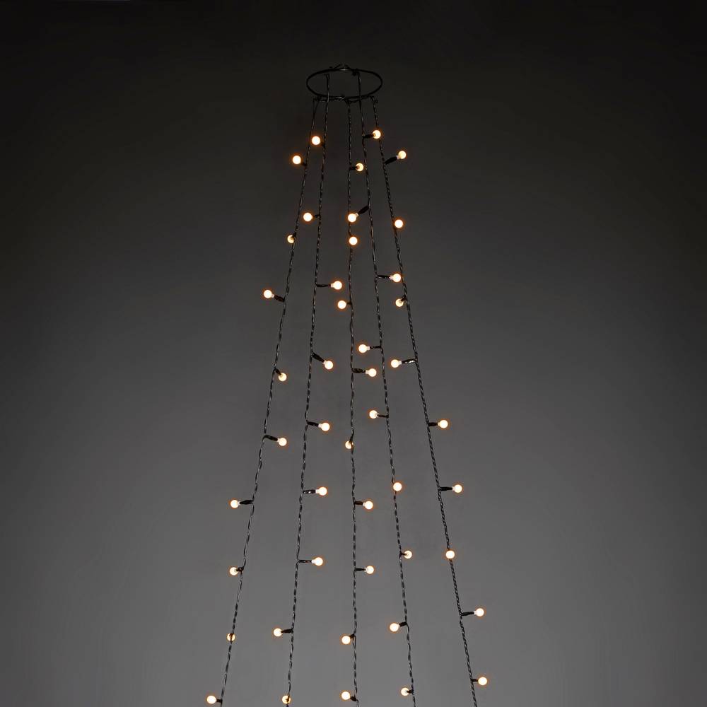 Konstsmide 6368-820 LED světelný plášť na vánoční stromeček vnitřní přes napájecí zdroj do zásuvky Počet žárovek 200 LED
