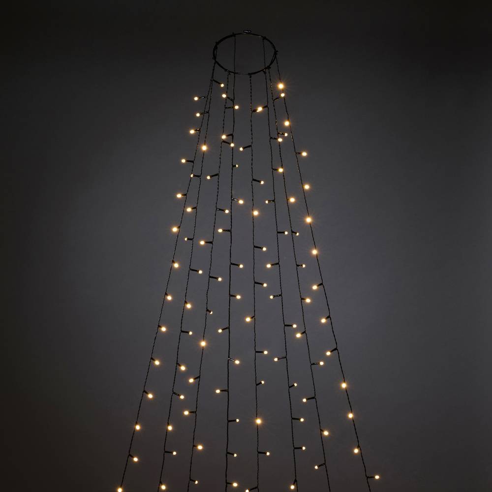 Konstsmide 6397-810 LED světelný plášť na vánoční stromeček venkovní přes napájecí zdroj do zásuvky Počet žárovek 240 LE