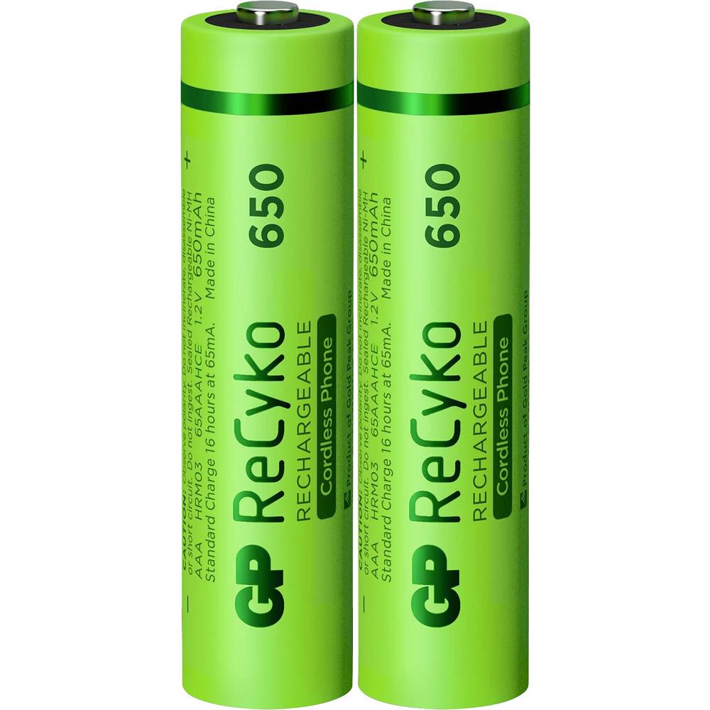 GP Batteries GPRCK65AAA554C2 akumulátor AAA Ni-MH 650 mAh 1.2 V 2 ks