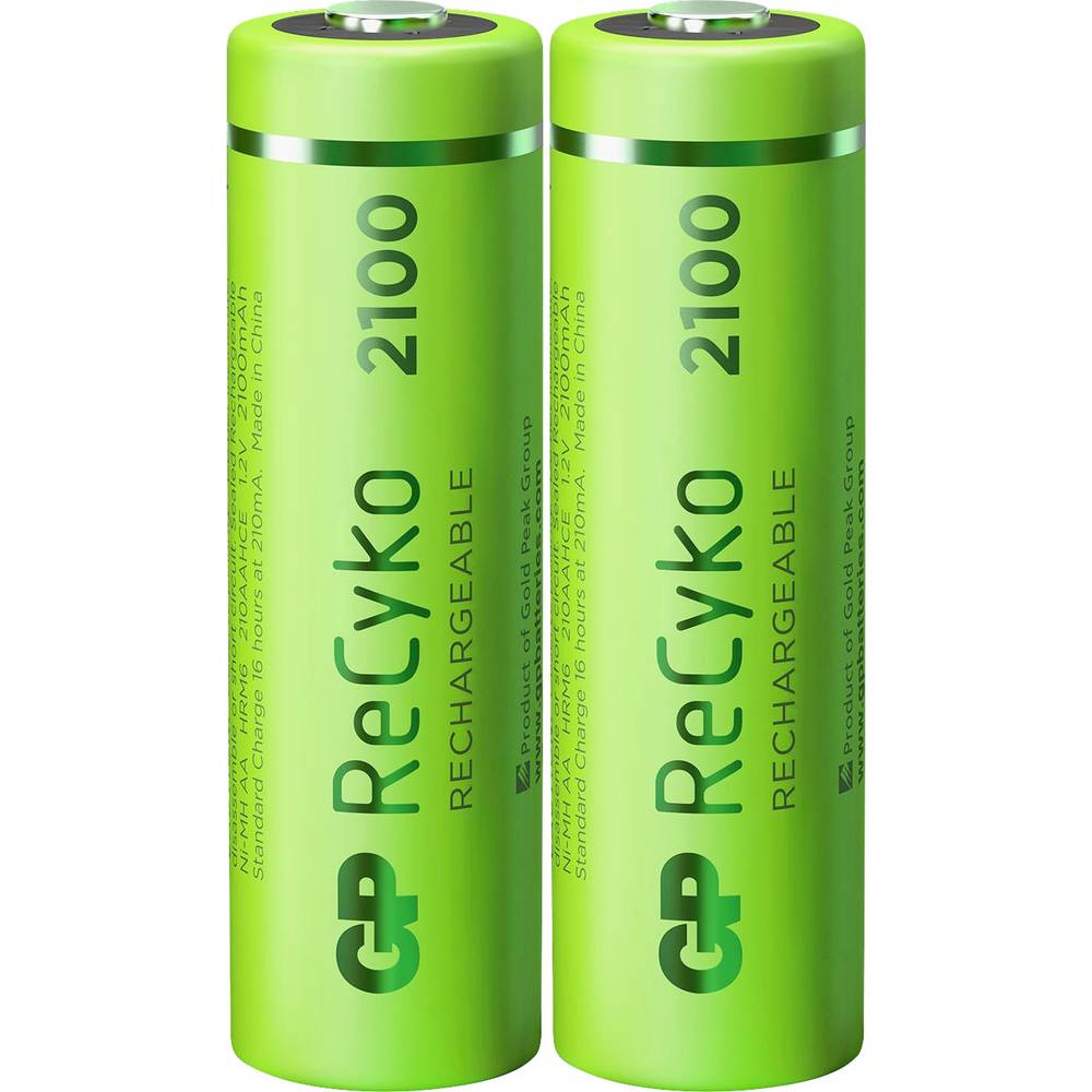 GP Batteries ReCyko+ HR06 akumulátor AA, Ni-MH, 2100 mAh, 1.2 V, 2 ks