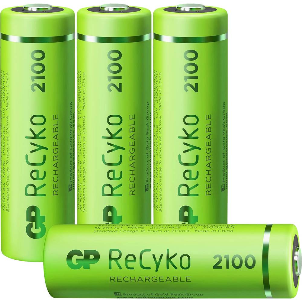GP Batteries ReCyko+ HR06 akumulátor AA, Ni-MH, 2100 mAh, 1.2 V, 4 ks