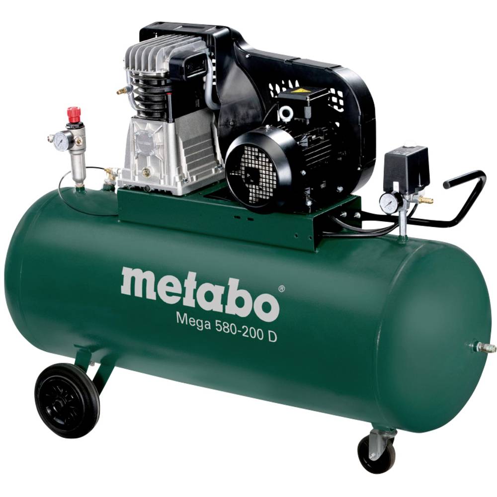 Metabo pístový kompresor Mega 580-200 D 200 l
