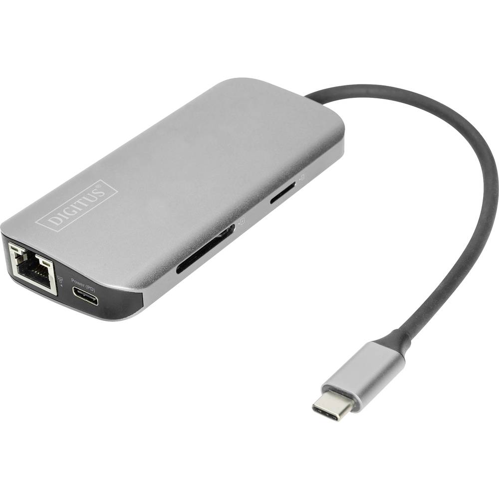 Digitus USB-C® mini dokovací stanice DA-70884 Vhodné pro značky (dokovací stanice pro notebook): univerzální Chromebook,