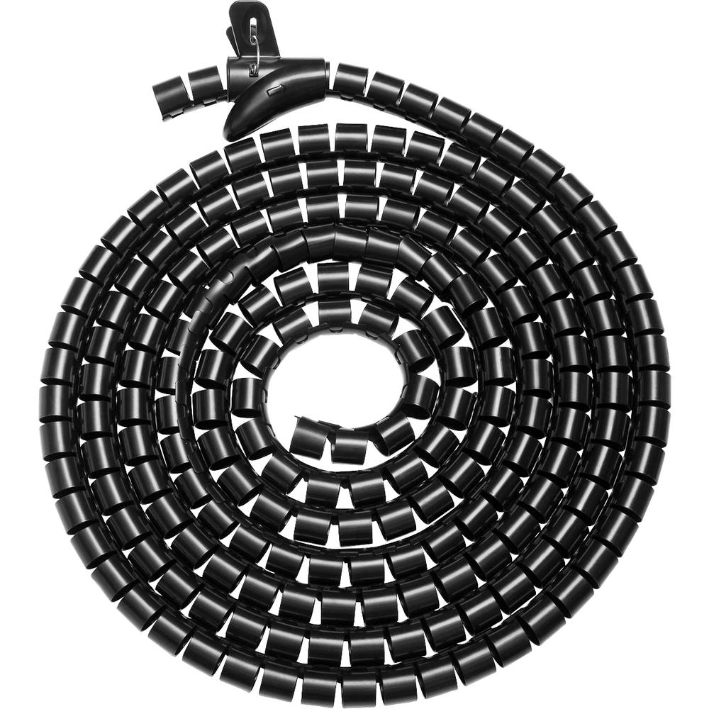 Digitus spirálová hadice plast, PET černá flexibilní (d x š x v) 5000 x 30 x 30 mm 1 ks DA-90508