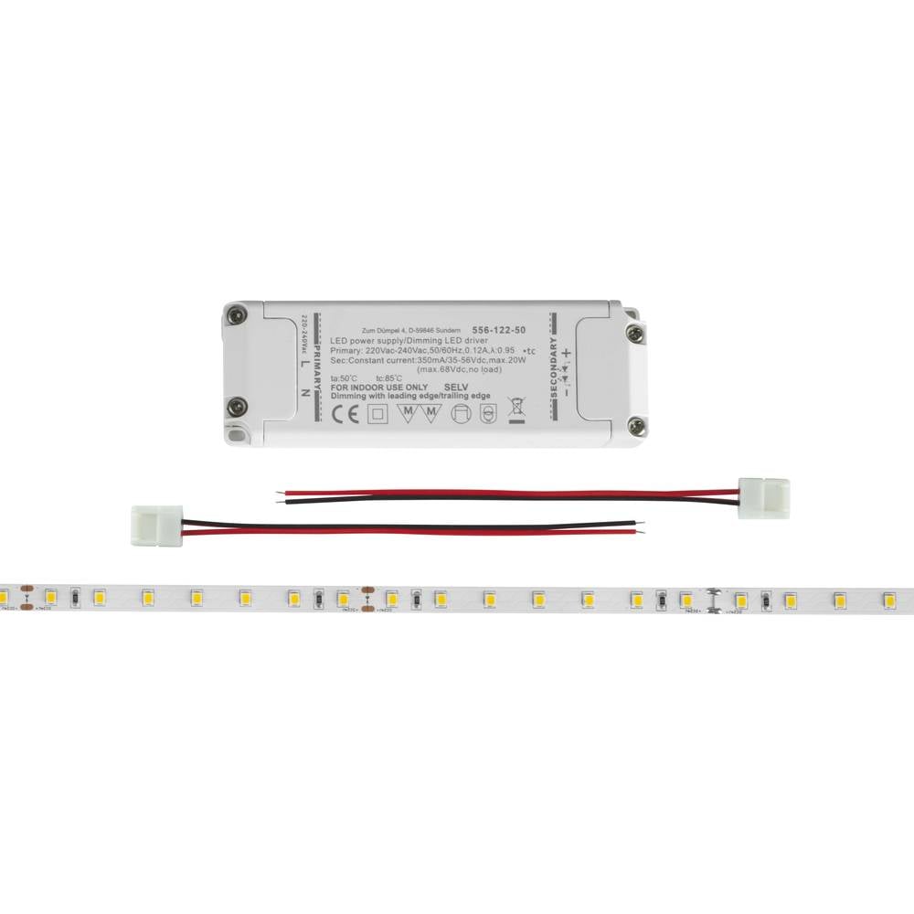 Brumberg 15291003 15291003 LED pásek sada Energetická třída (EEK2021): E (A - G) 230 V 5 m teplá bílá 1 ks