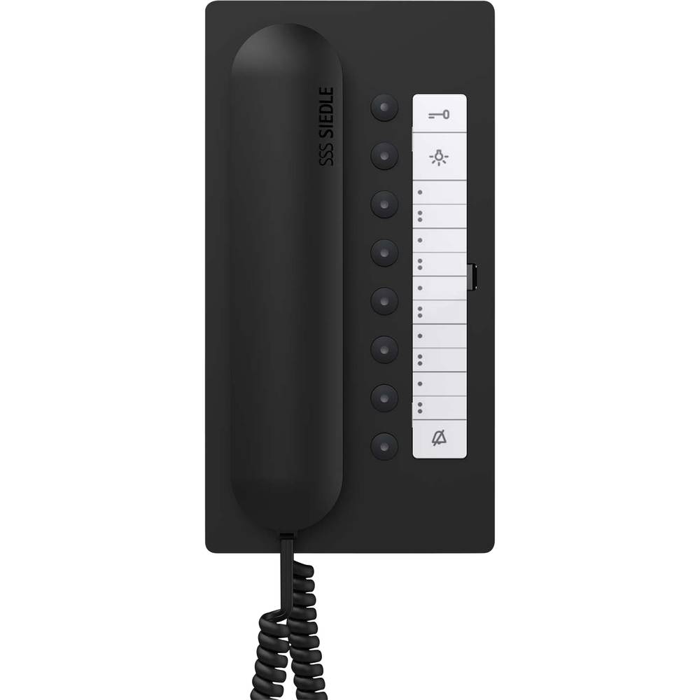 Siedle BTC 850-02 S domovní telefon kabelový černá
