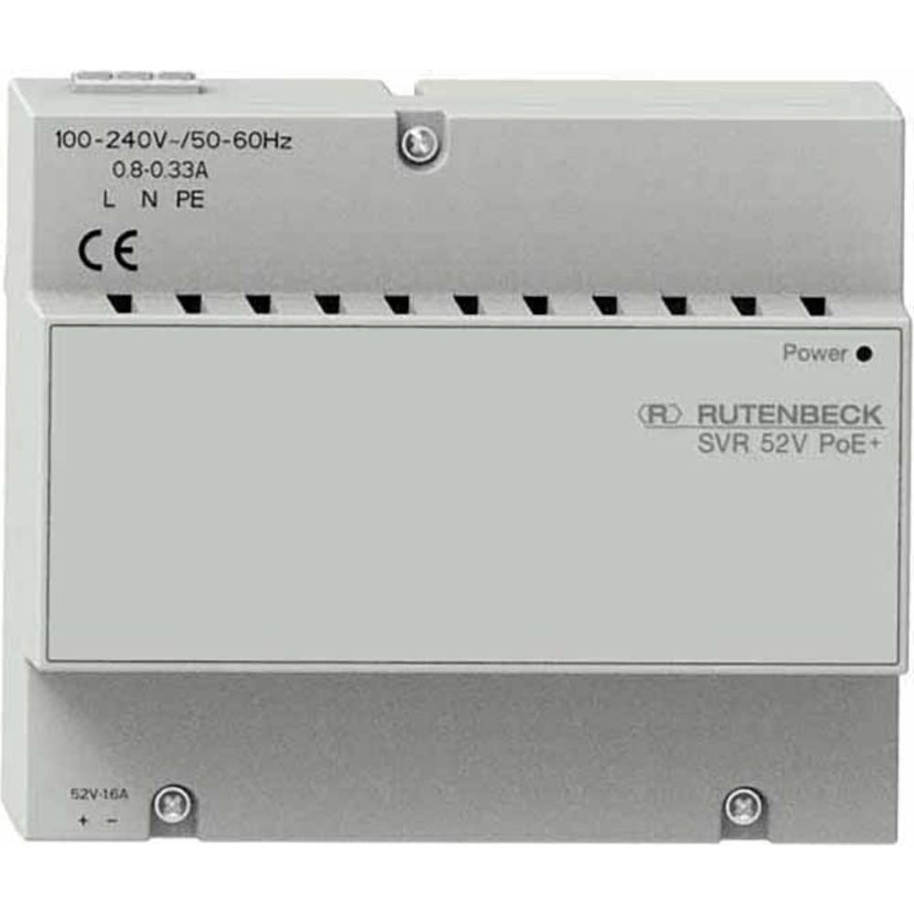 Rutenbeck SVR 52 V PoE+ síťový zdroj na DIN lištu, 52 V/DC, 80 W, výstupy 3 x