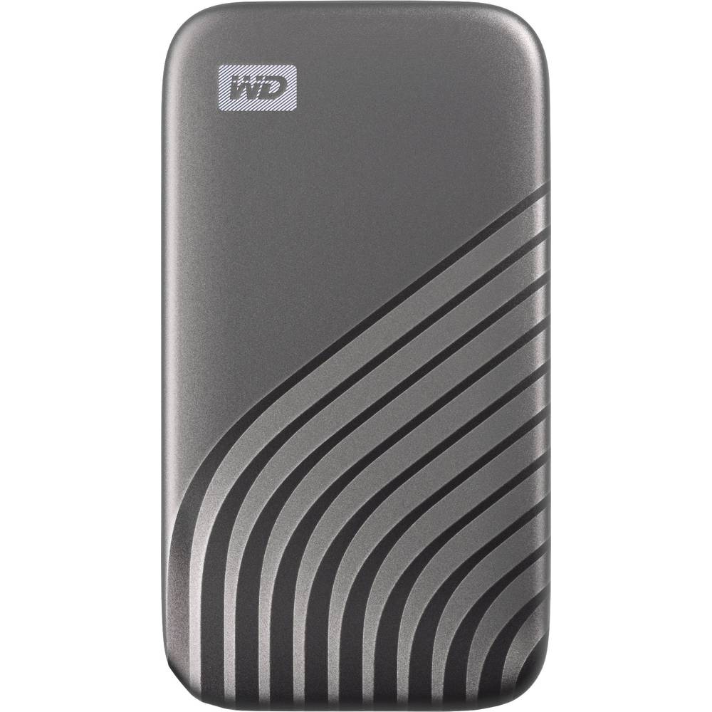 WD My Passport 500 GB externí SSD HDD 6,35 cm (2,5) USB-C® šedá WDBAGF5000AGY-WESN