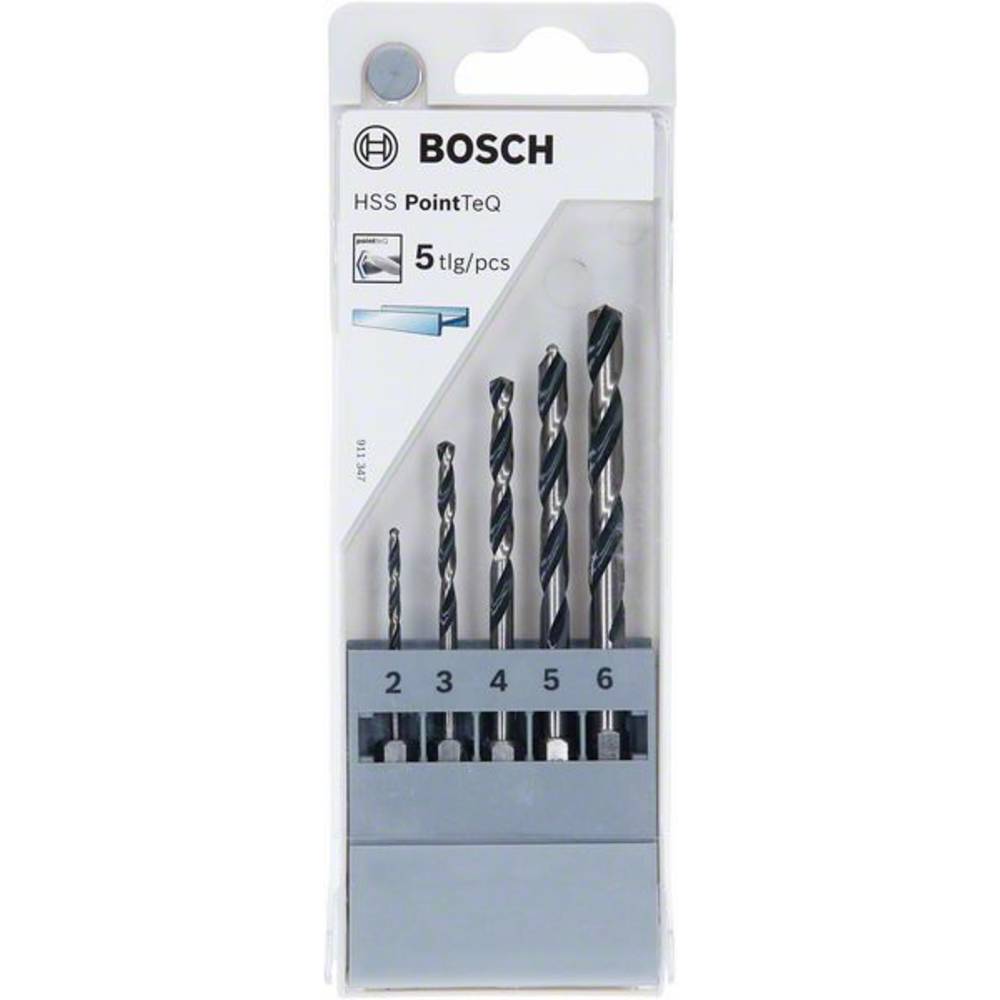Bosch Accessories 2607002824 PointTeQ 5dílná sada spirálových vrtáků