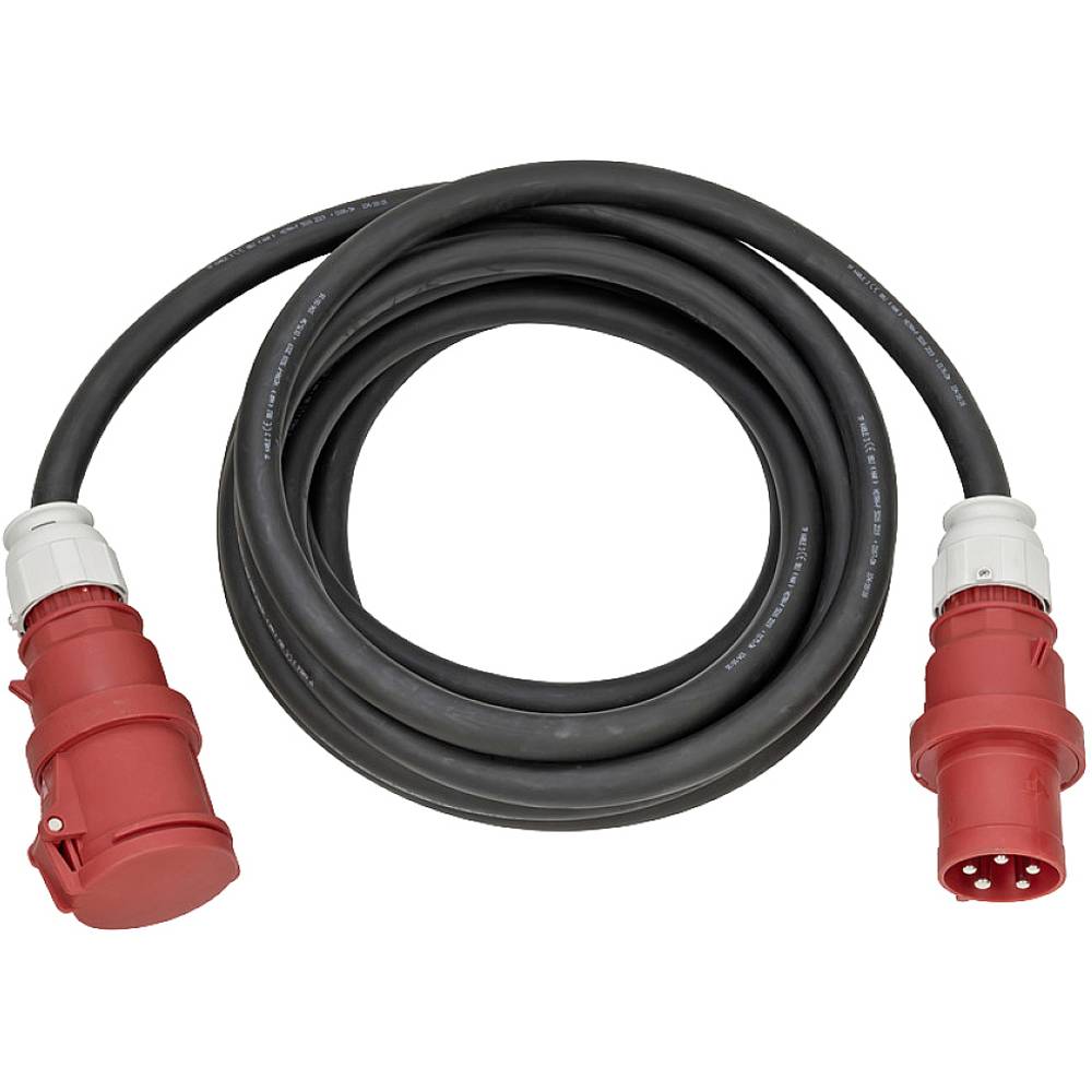 Brennenstuhl 1167630100 napájecí prodlužovací kabel 63 A červená, černá 10.00 m H07RN-F 5G 16 mm²