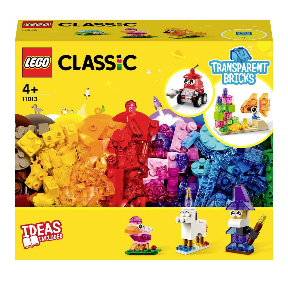 11013 LEGO® CLASSIC Kreativní sada s průhlednými kameny