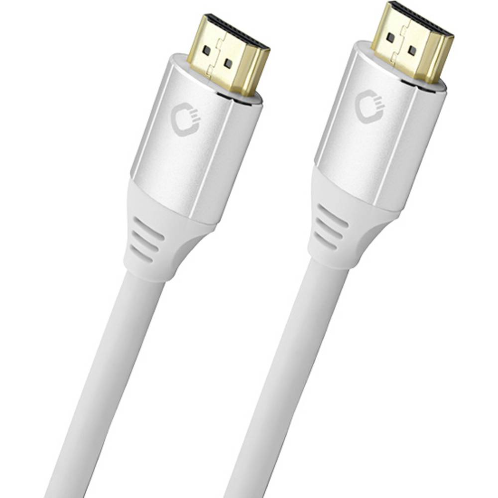 Oehlbach HDMI kabel Zástrčka HDMI-A, Zástrčka HDMI-A 1.50 m bílá D1C92490 #####8K UHD HDMI kabel