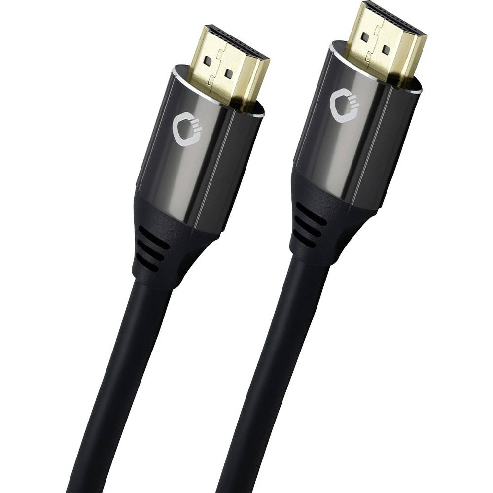 Oehlbach HDMI kabel Zástrčka HDMI-A, Zástrčka HDMI-A 1.50 m černá D1C92492 #####8K UHD HDMI kabel
