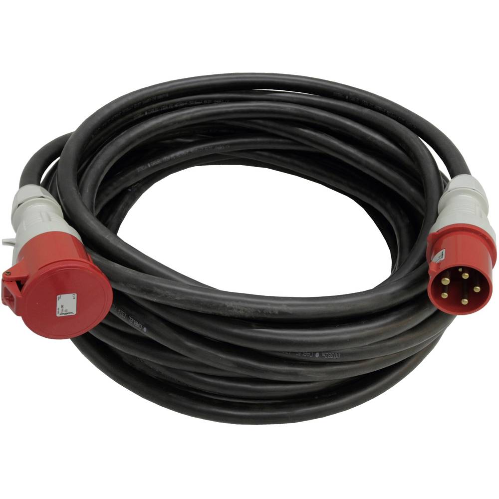 Walther Werke 39600516250 napájecí prodlužovací kabel 63 A černá 25.00 m