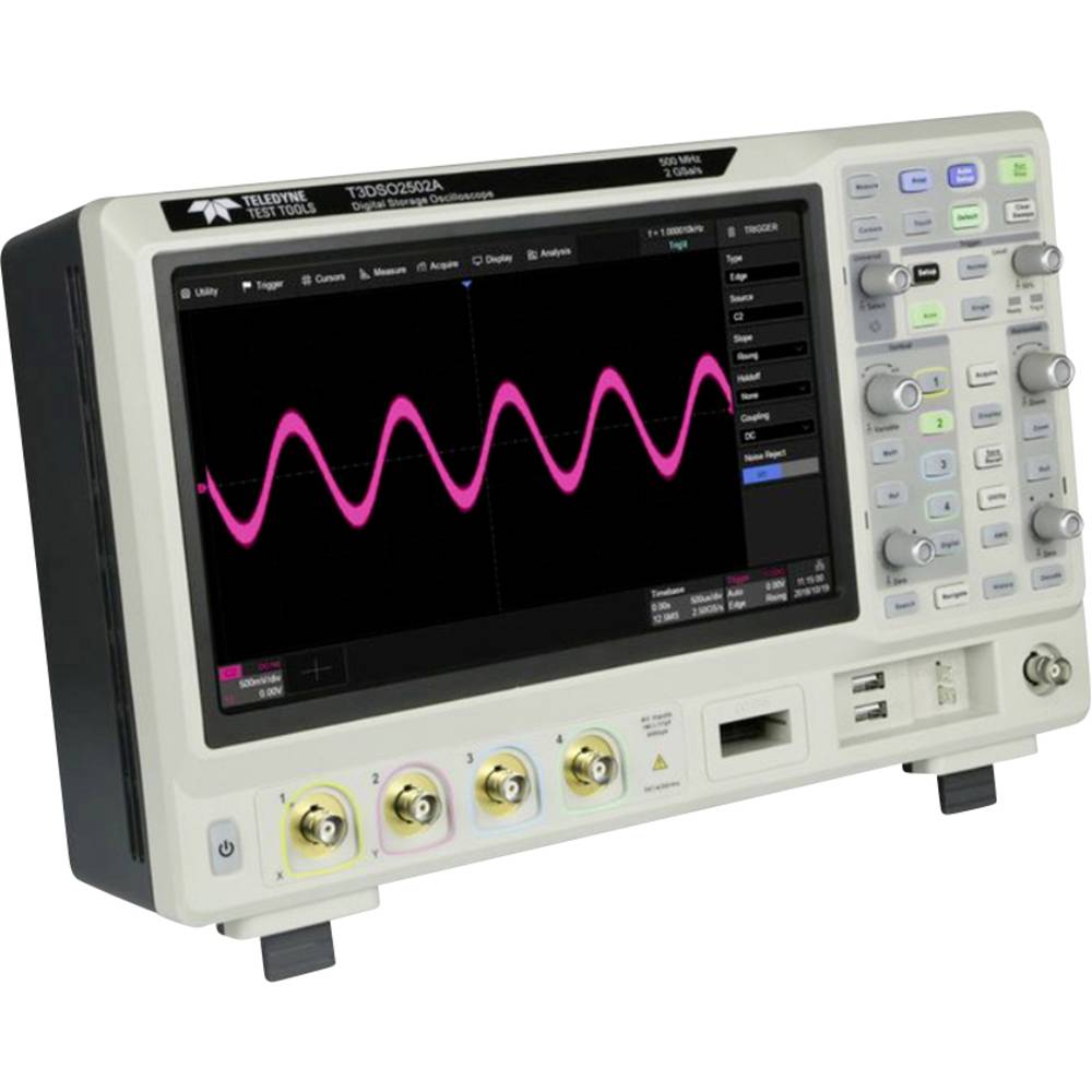 Teledyne LeCroy T3DSO2104A digitální osciloskop Kalibrováno dle (ISO) 100 MHz 4kanálový 2 GSa/s 200 Mpts s pamětí (DSO)