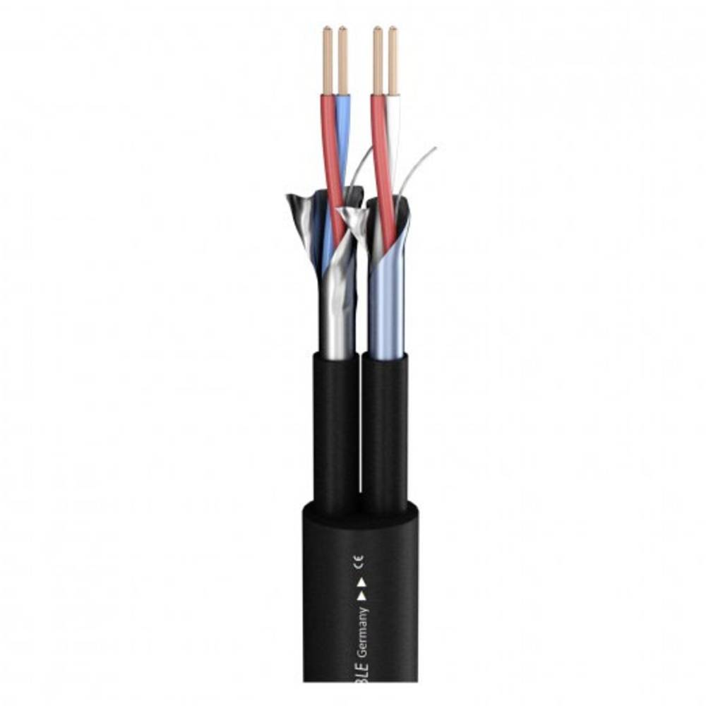 Sommer Cable 100-0041-02C mikrofonový kabel 4 x 0.34 mm² černá metrové zboží