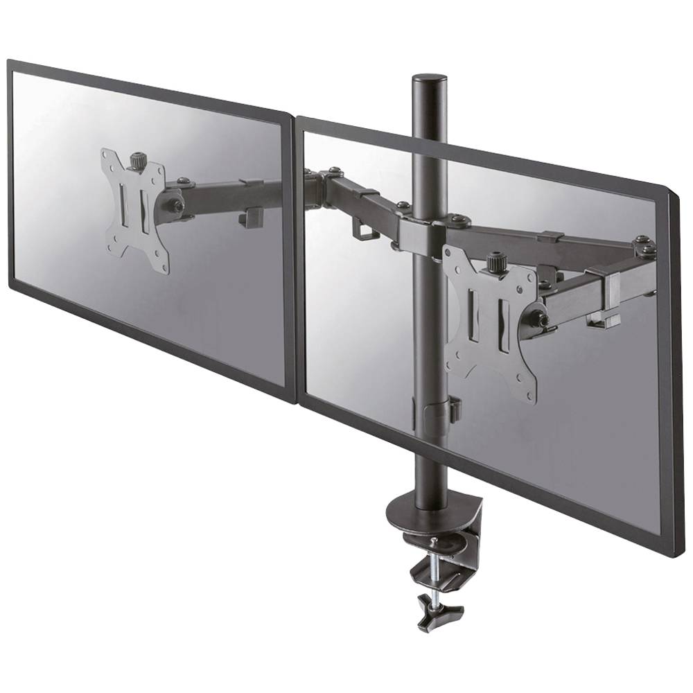 Neomounts FPMA-D550DBLACK 2násobný držák na stůl pro monitor 25,4 cm (10) - 81,3 cm (32) černá nakláněcí, otočný, nakláp
