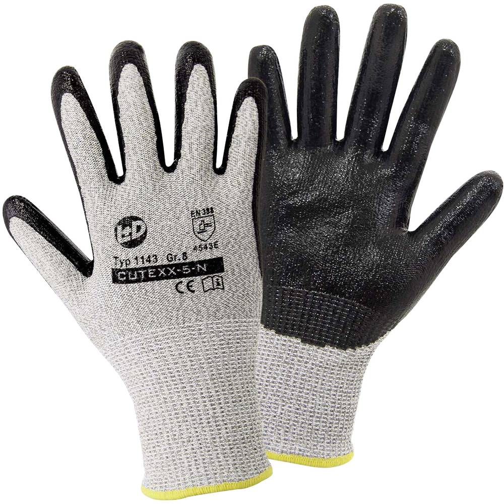 L+D CUTEXX-5-N 1143-7 rukavice odolné proti proříznutí Velikost rukavic: 7 EN 388:2016+A1:2018, EN 16350:2014 CAT II 1 p