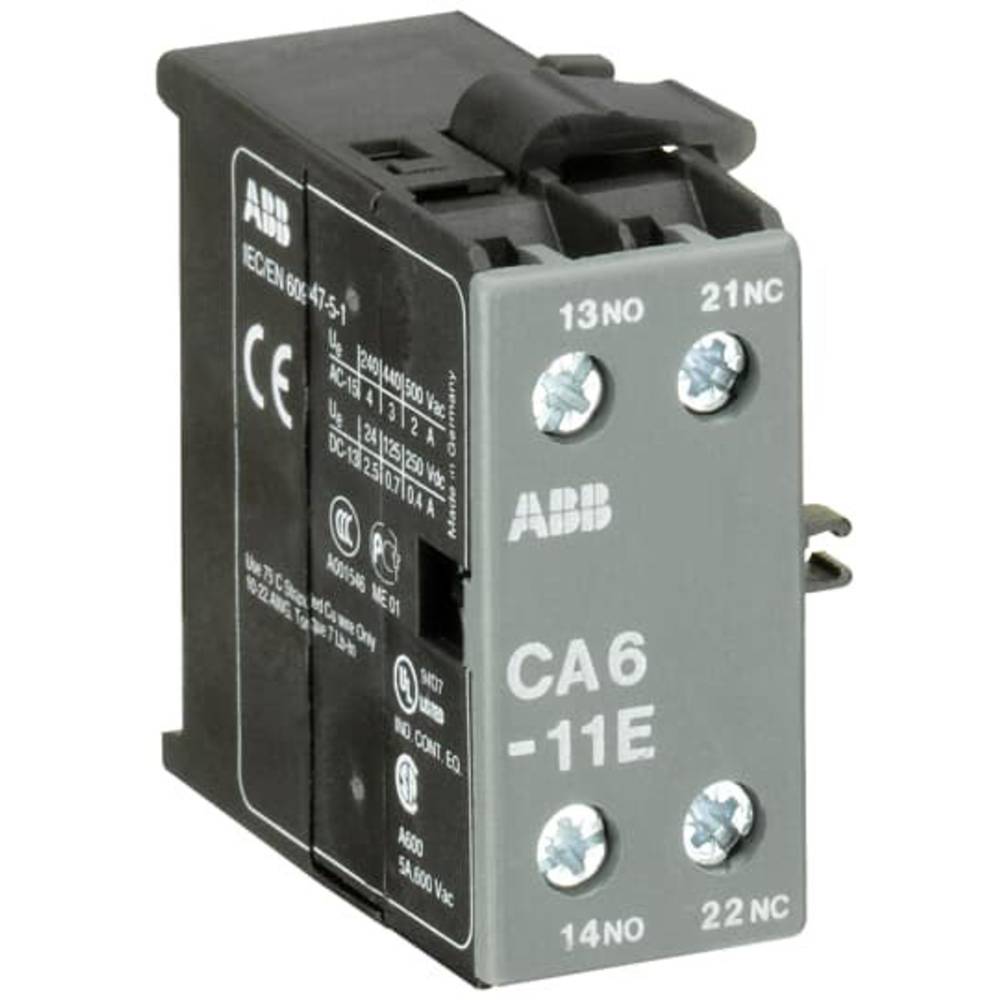 ABB CA6-11E pomocný spínač 1 ks 1 spínací kontakt, 1 rozpínací kontakt