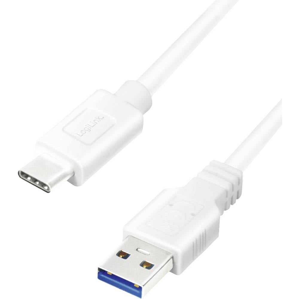 LogiLink USB kabel USB 3.2 Gen1 (USB 3.0 / USB 3.1 Gen1) USB-A zástrčka, USB-C ® zástrčka 1.50 m CU0175
