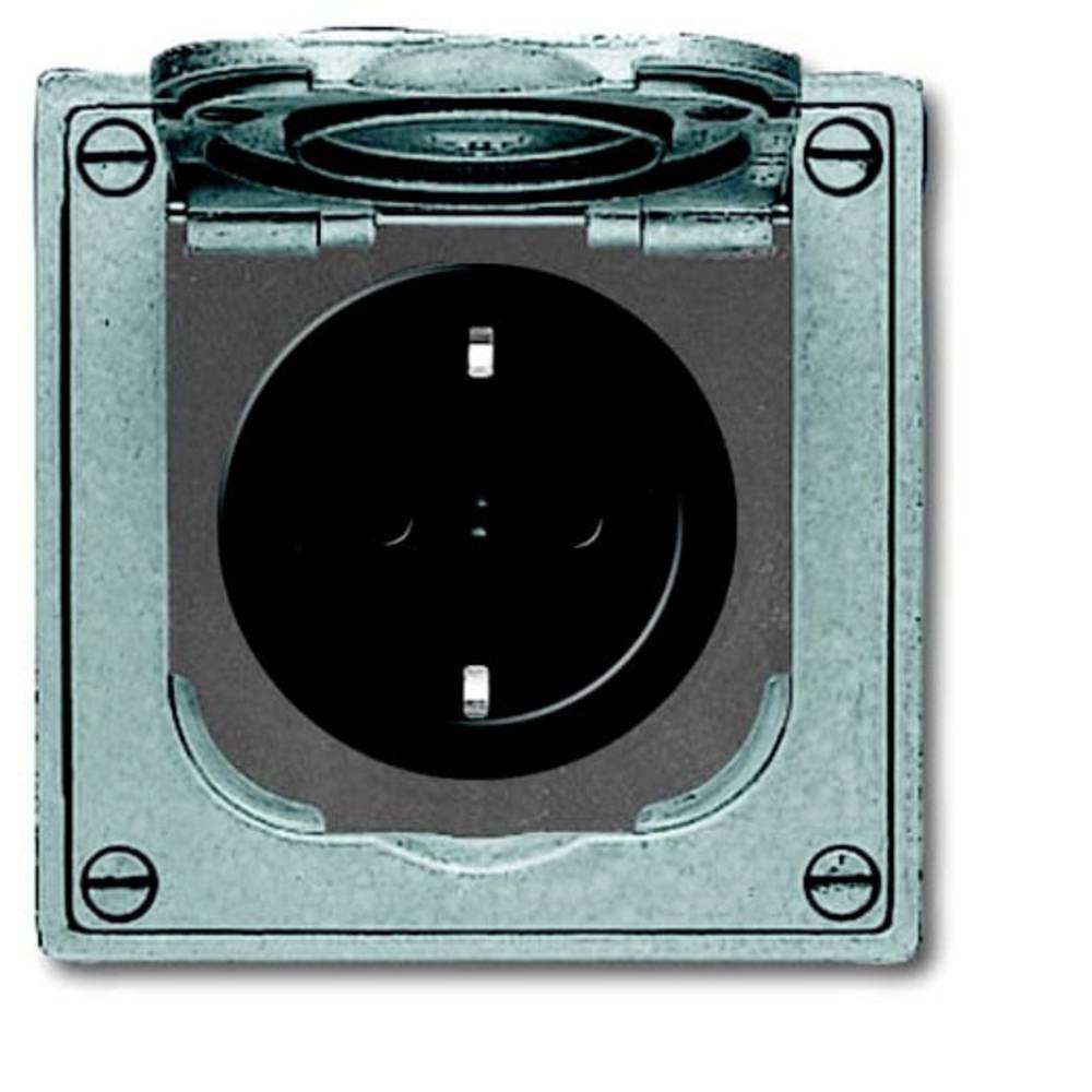 ABB 2CKA002011A3871 zásuvka s ochranným kontaktem IP41 šedá