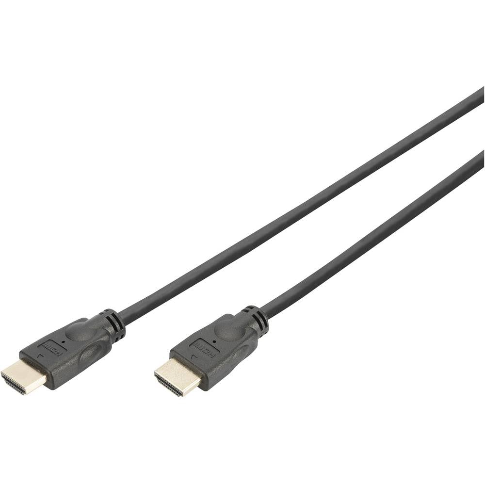 Digitus HDMI kabel Zástrčka HDMI-A 5.00 m černá DK-330123-050-S 4K UHD, Audio Return Channel, stíněný HDMI kabel