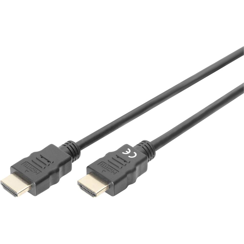 Digitus HDMI kabel Zástrčka HDMI-A, Zástrčka HDMI-A 3.00 m černá DB-330123-030-S 4K UHD, Audio Return Channel HDMI kabel