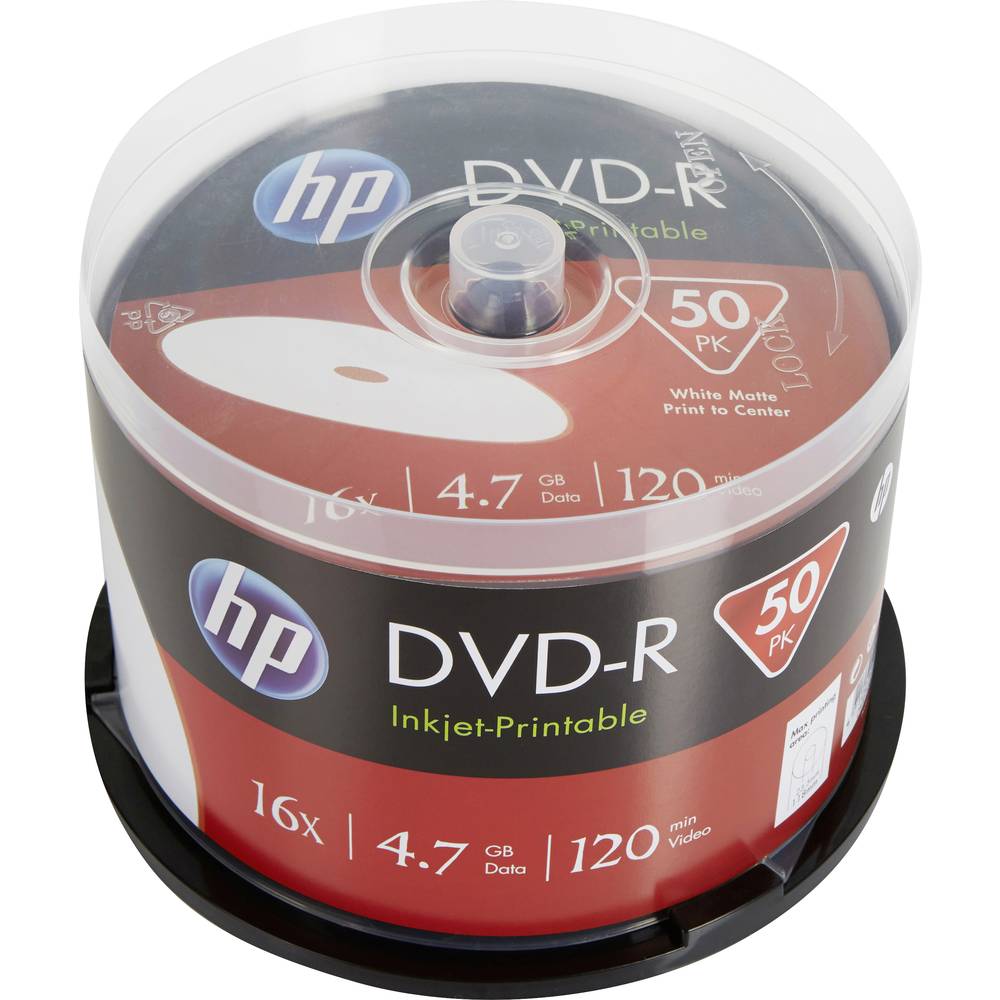 HP DME00025WIP DVD-R 4.7 GB 50 ks vřeteno