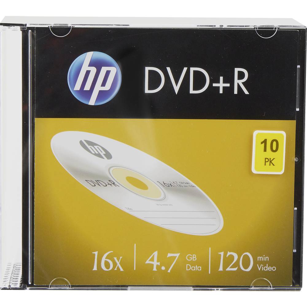 HP DRE00085 DVD+R 4.7 GB 10 ks Slimcase