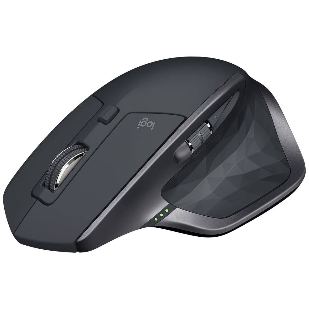 Logitech MX Master 2S ergonomická myš bezdrátový laserová černá 5 tlačítko 4000 dpi ergonomická
