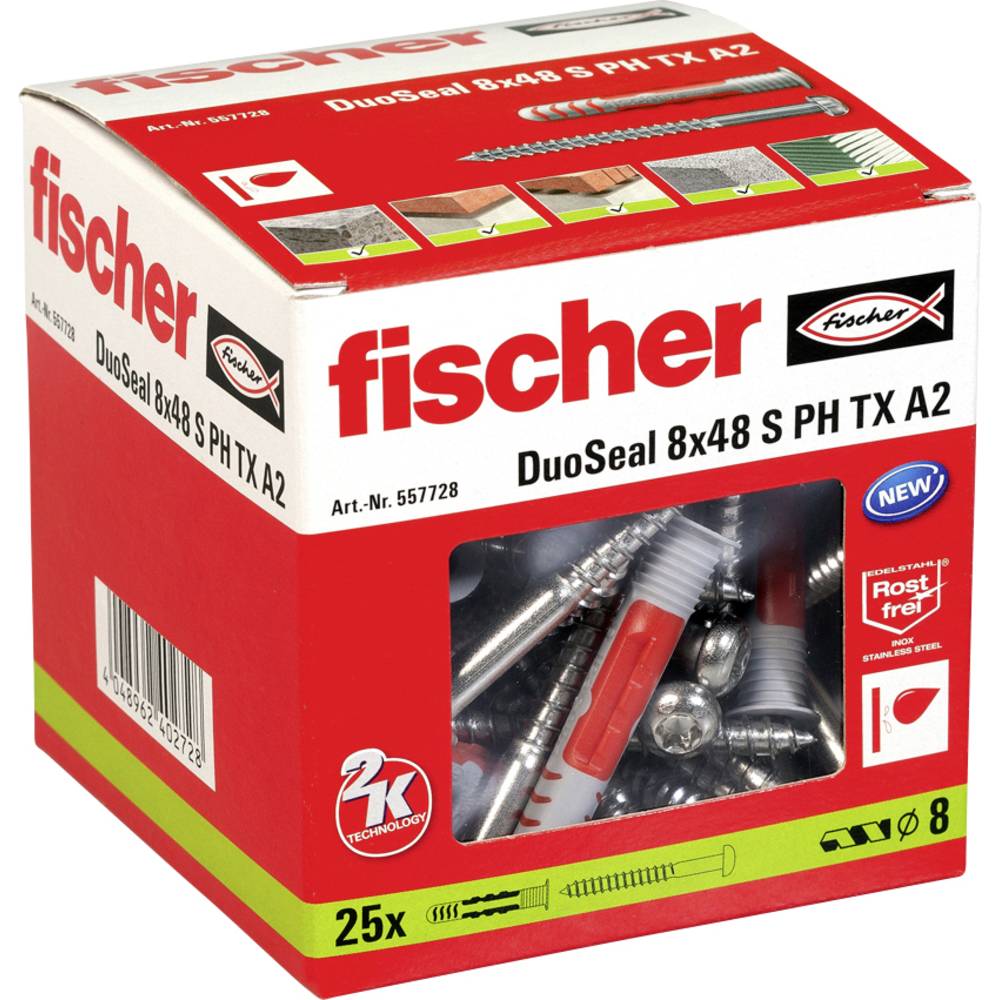 Fischer DuoSeal hmoždinka 48 mm 8 mm 557728 25 ks