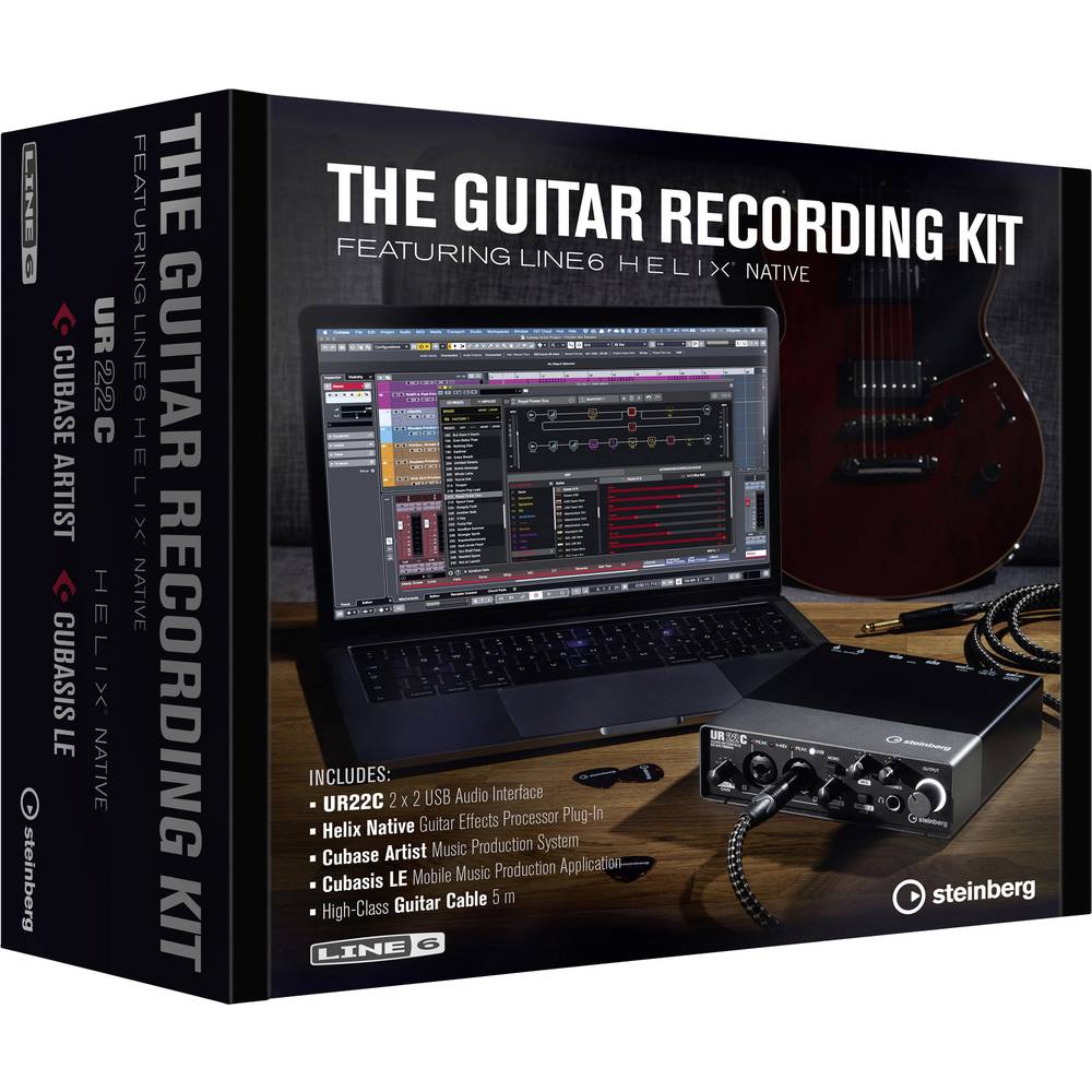 audio rozhraní Steinberg Guitar Recording Kit vč. softwaru