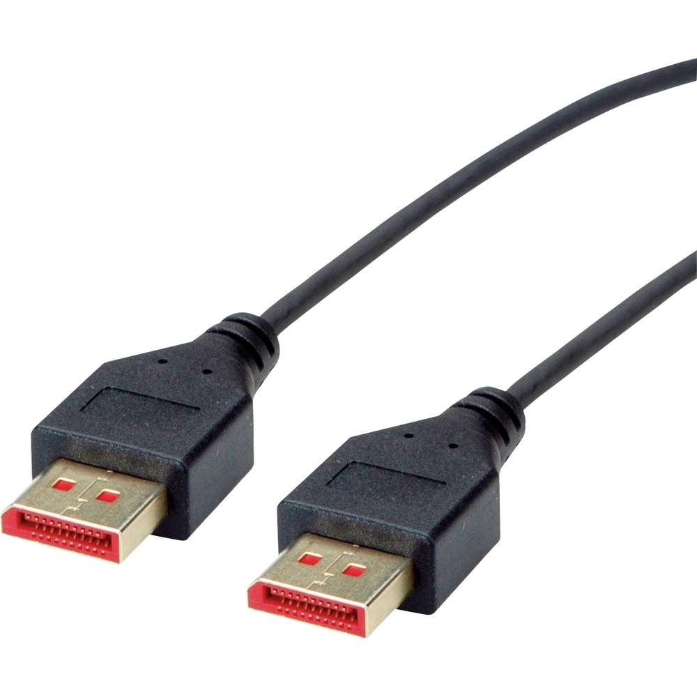 Roline DisplayPort kabel Konektor DisplayPort, Konektor DisplayPort 1.00 m černá 11.04.5960 DisplayPort 1.4 Kabel Displa