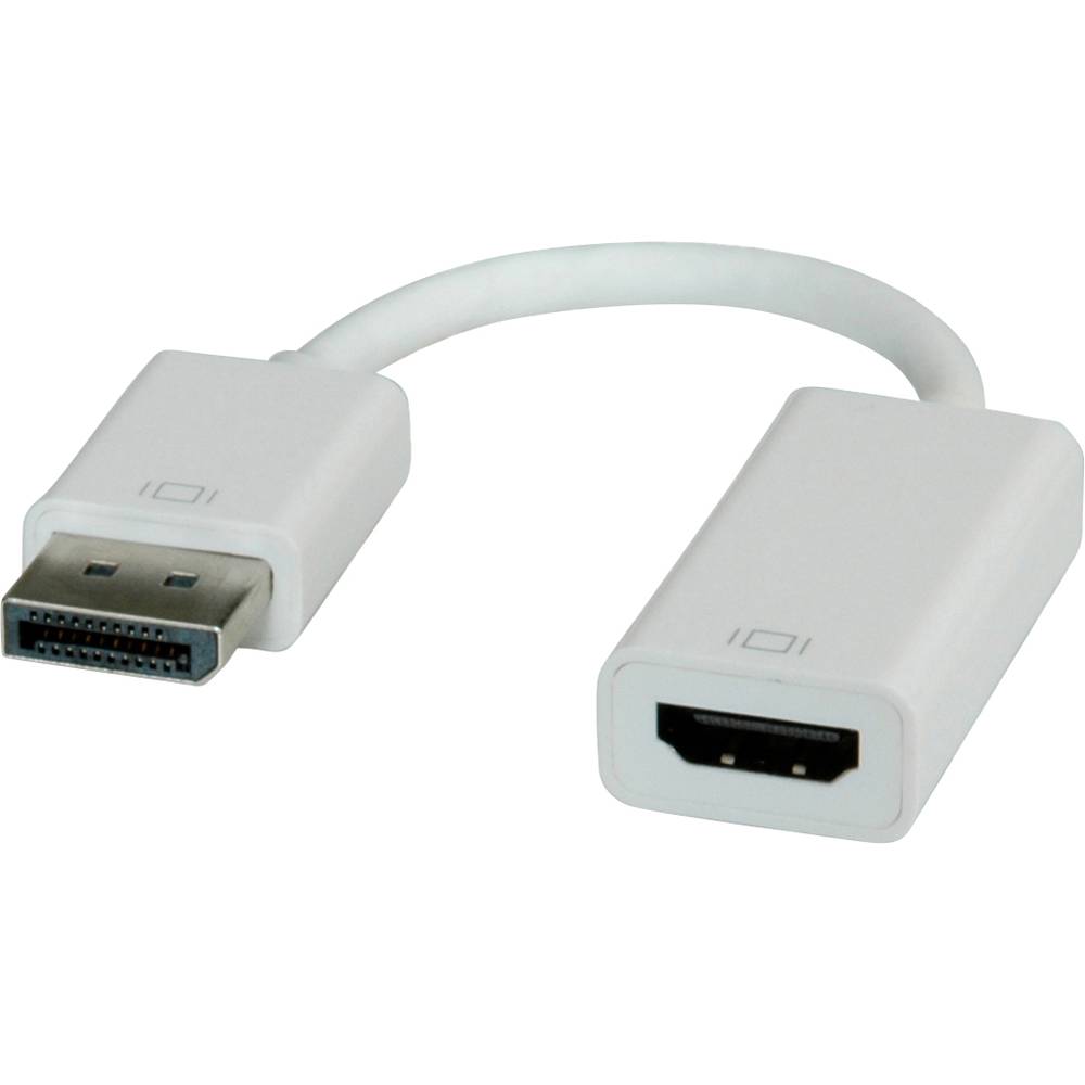 Roline DisplayPort / HDMI kabelový adaptér Konektor DisplayPort, Zásuvka HDMI-A 0.15 m šedá 12.03.3134 Kabel DisplayPort