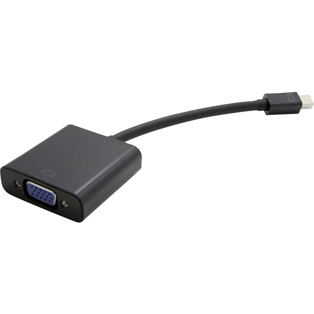 Value Mini-DisplayPort / VGA kabelový adaptér Mini DisplayPort konektory, VGA pólové zásuvka 0.15 m černá 12.99.3125 Kab