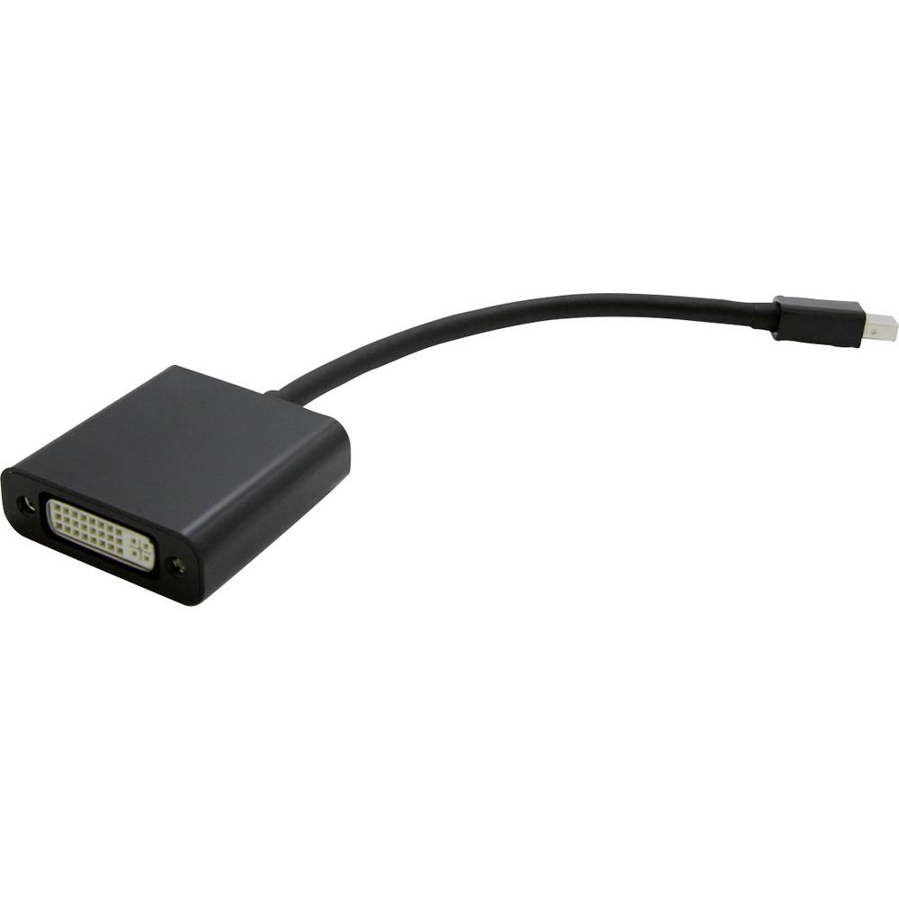 Value Mini-DisplayPort / DVI kabelový adaptér Mini DisplayPort konektory, DVI-D 24+1pol. zásuvka 0.15 m černá 12.99.3128