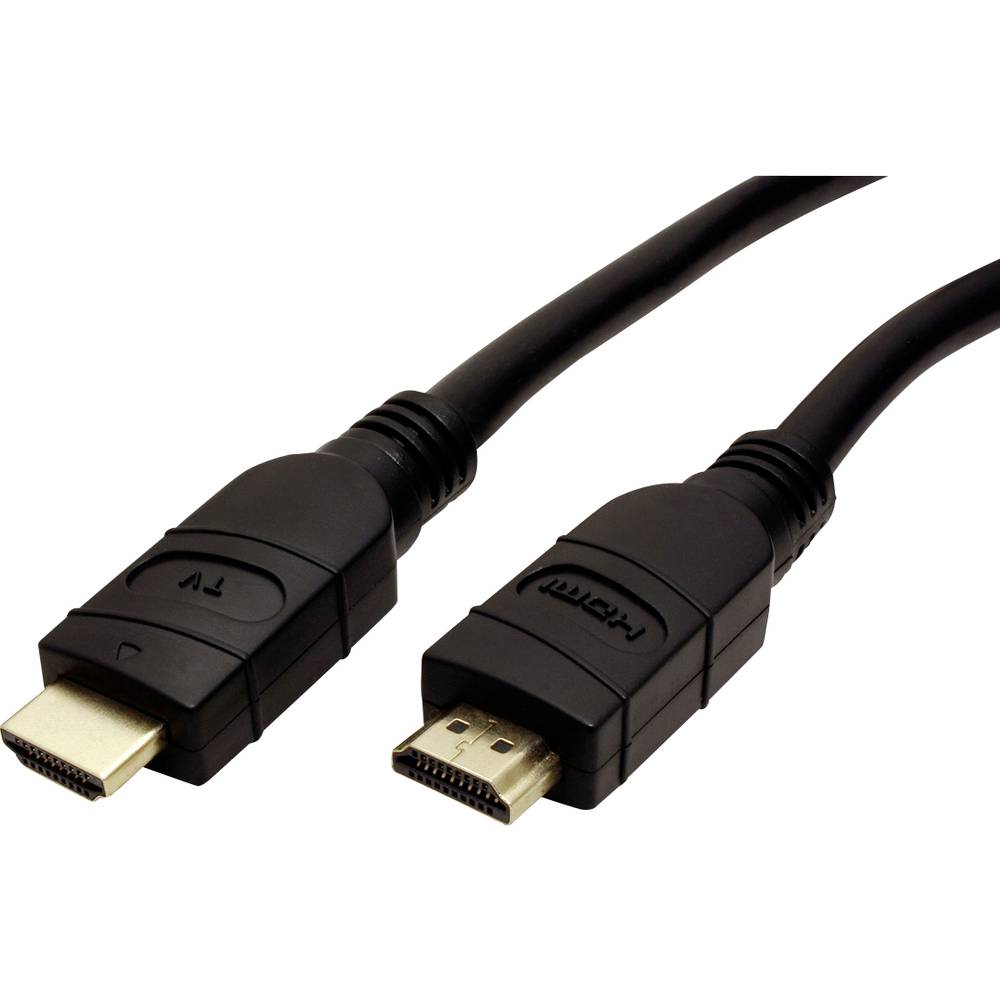 Value HDMI kabel Zástrčka HDMI-A, Zástrčka HDMI-A 10.00 m černá 14.99.3451 Ultra HD (4K) HDMI s Ethernetem HDMI kabel