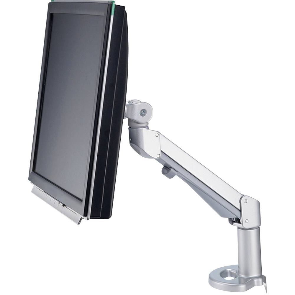 Roline 1násobné držák na stůl pro monitor hliník (kovový) naklápěcí, nastavitelná výška, otočný