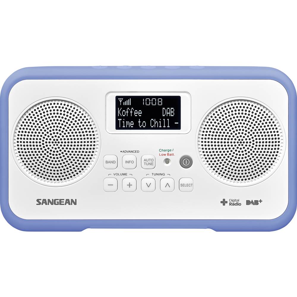 Sangean DPR-77 stolní rádio DAB+, DAB, FM zámek klávesnice modrá