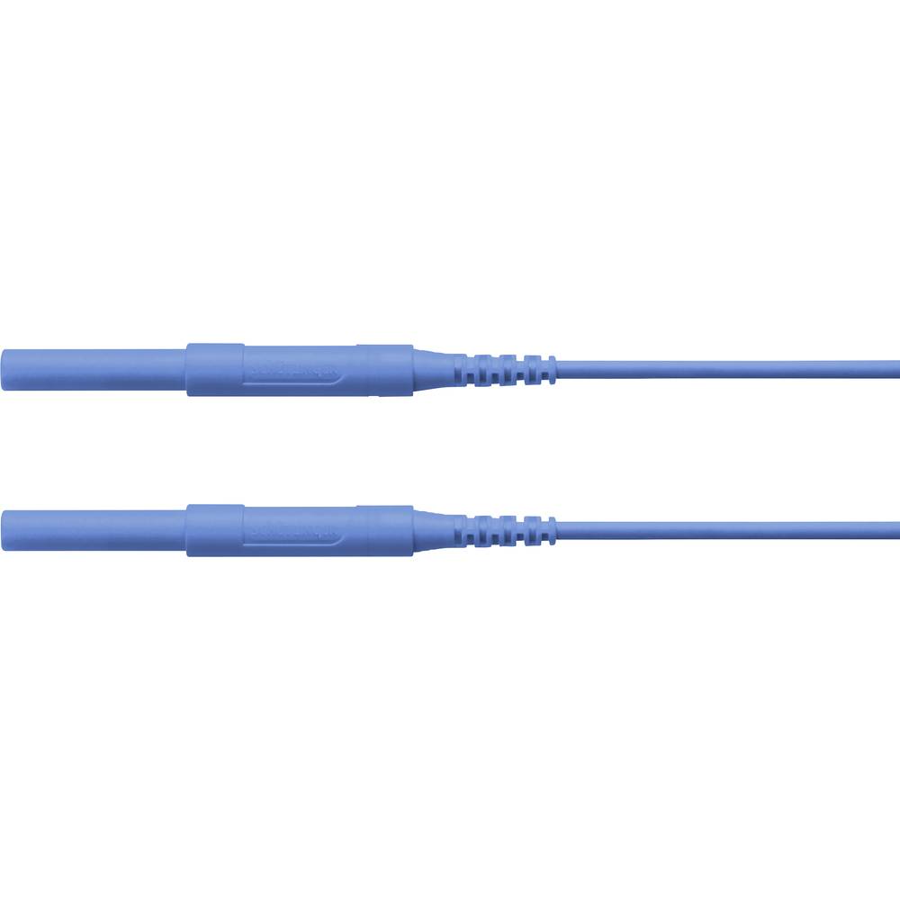 Schützinger HSPL 8568 / AWG16 / 150 / BL bezpečnostní měřicí kabely [zástrčka 4 mm - zástrčka 4 mm] 150.00 cm, modrá, 5