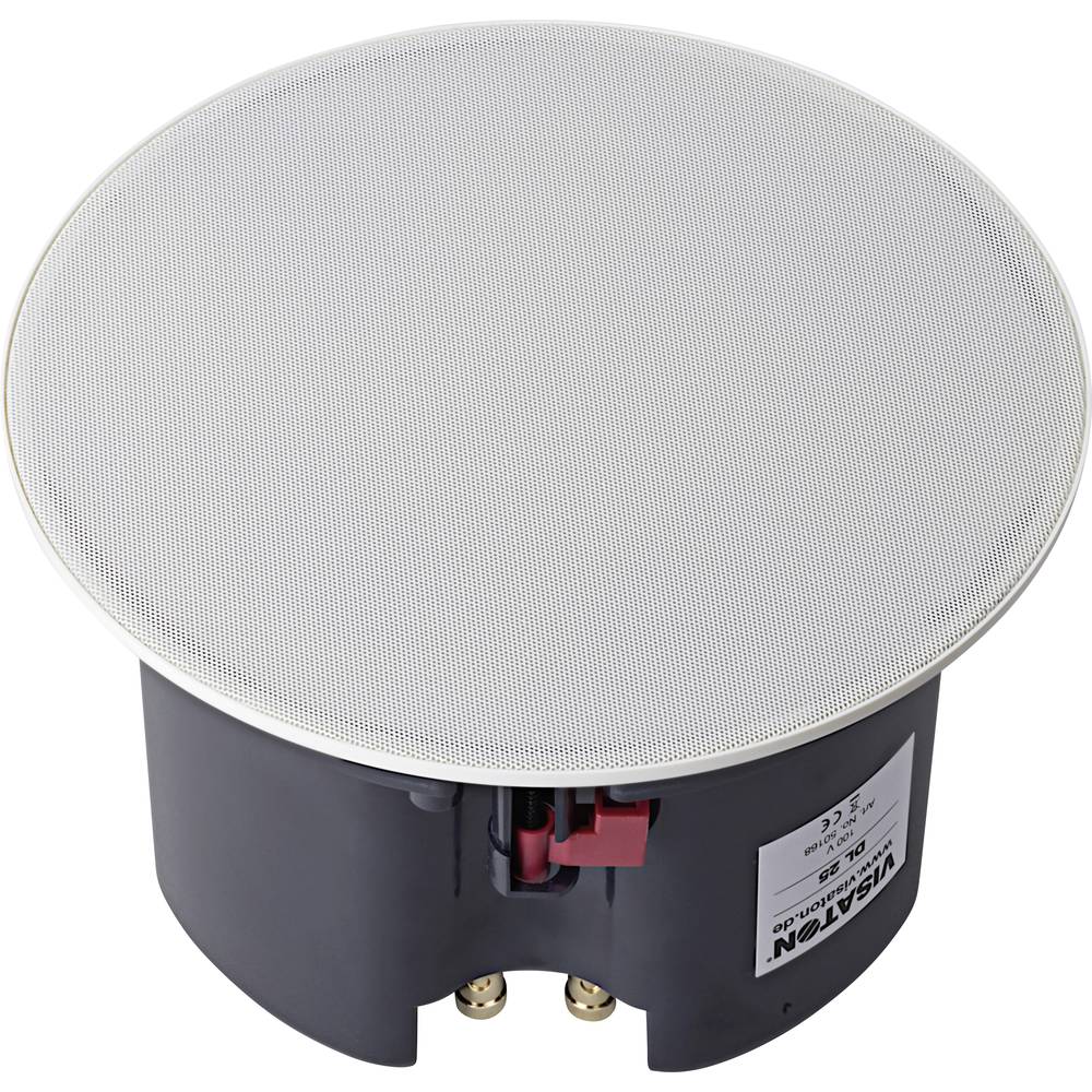 Visaton DL 25 - 100 V/8 Ohm stropní reproduktor, 30 W, 100 V, čistě bílá (RAL 9010), 1 ks