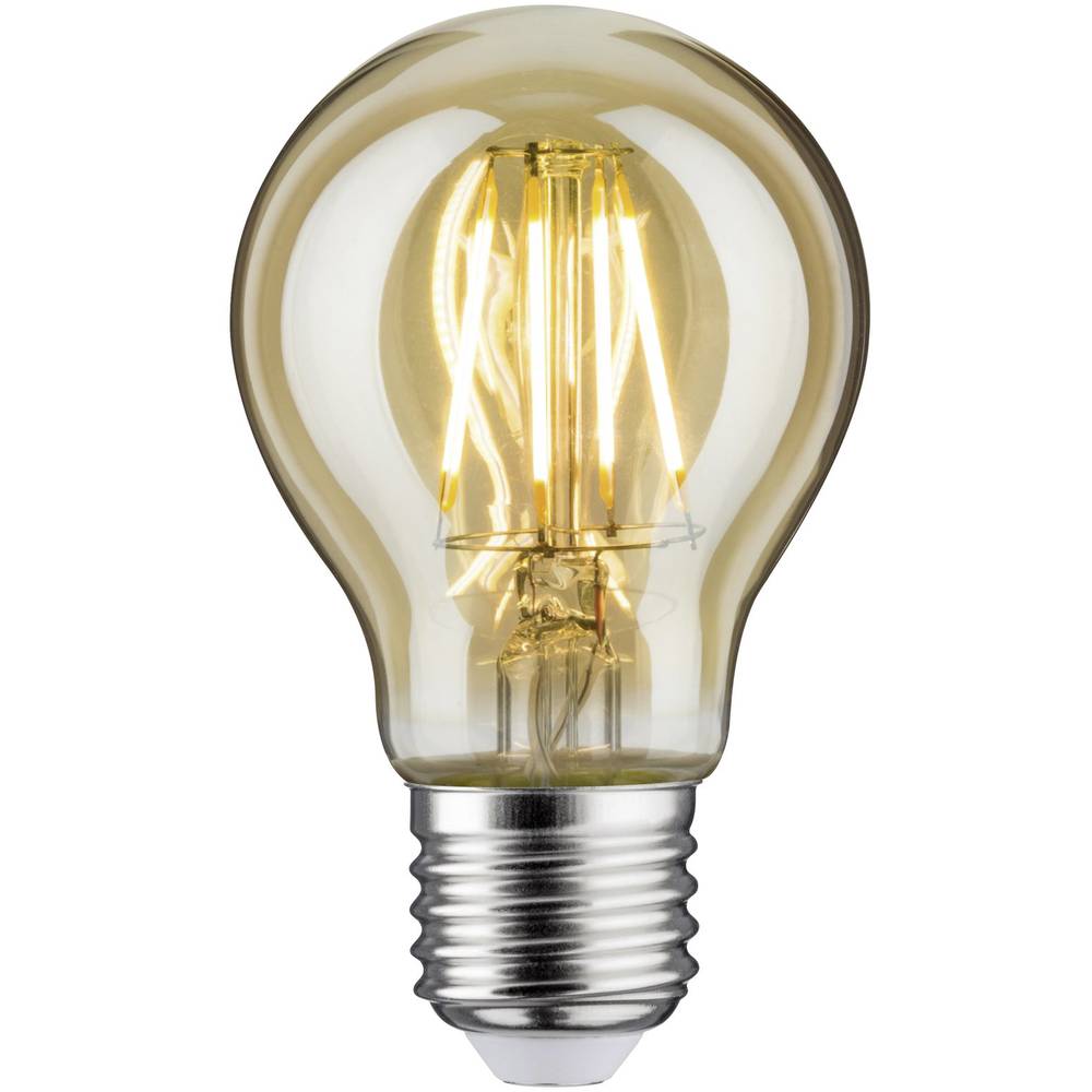 Paulmann 28714 LED Energetická třída (EEK2021) F (A - G) E27 klasická žárovka 4.7 W = 42 W zlatá (Ø x v) 60 mm x 106 mm