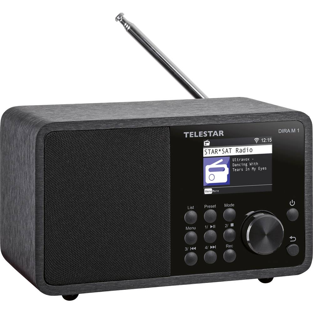 Telestar DIRA M 1 internetové stolní rádio internetové, DAB+, FM AUX, Bluetooth, DLNA, USB, Wi-Fi, internetové rádio fun