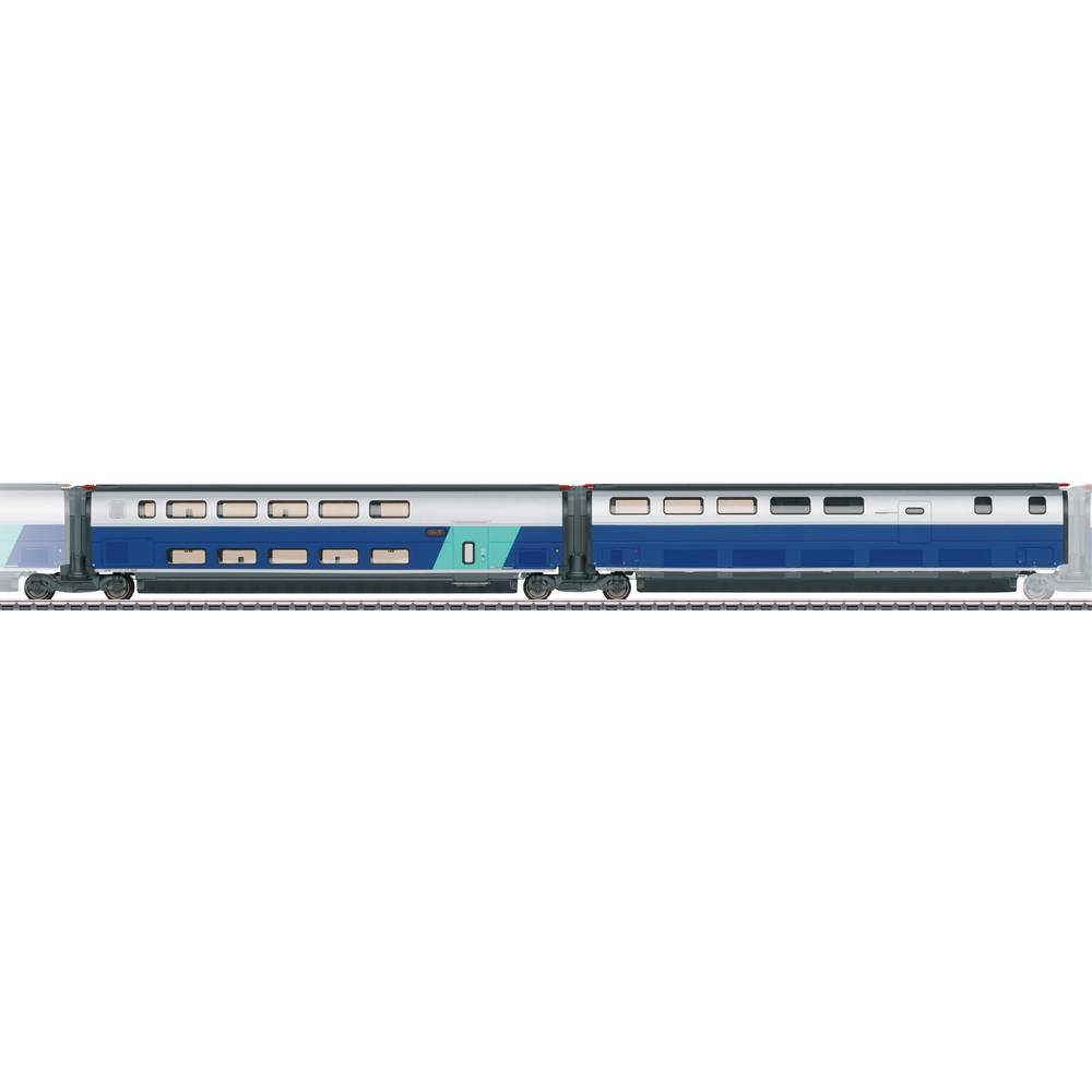 Märklin 043443 Sada doplňkových vozů 3 k TGV Euroduplex SNCF, sada 2 ks