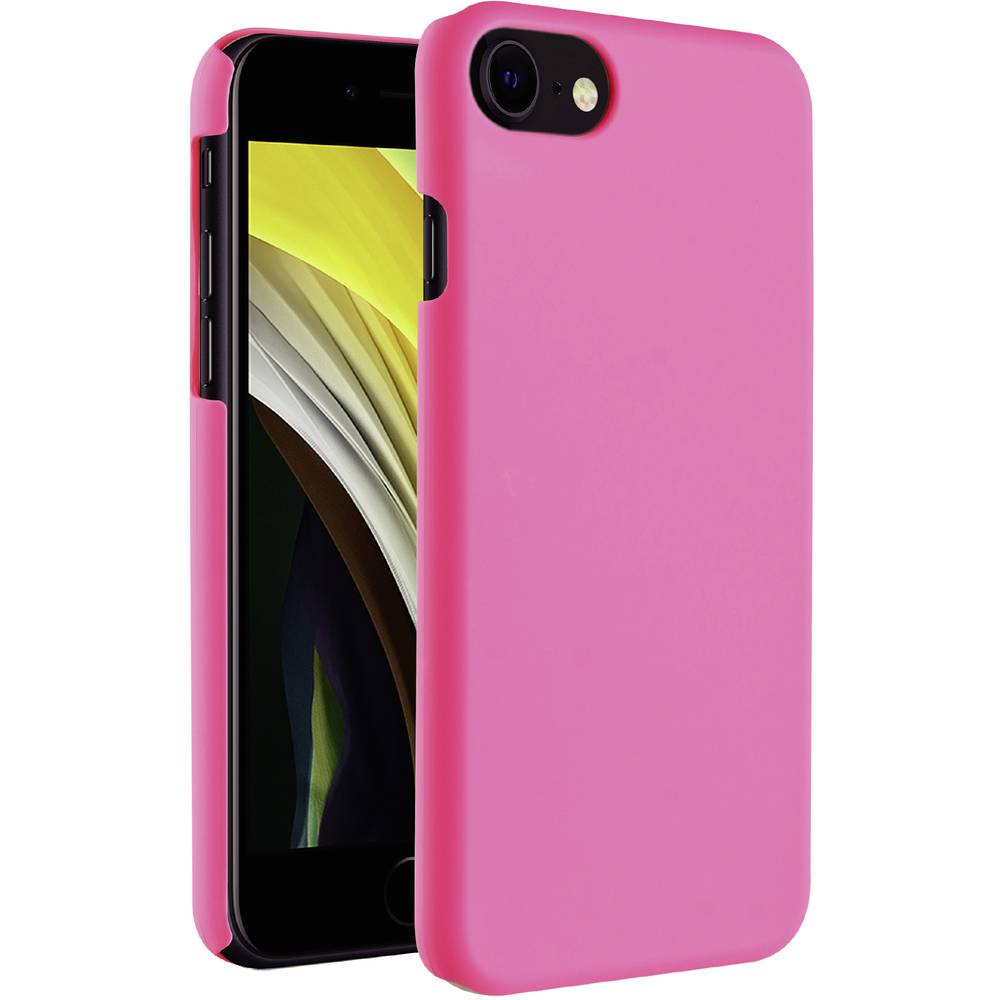 Vivanco Gentle zadní kryt na mobil Apple iPhone SE (2020) růžová indukční nabíjení, odolné vůči stříkající vodě, odolné