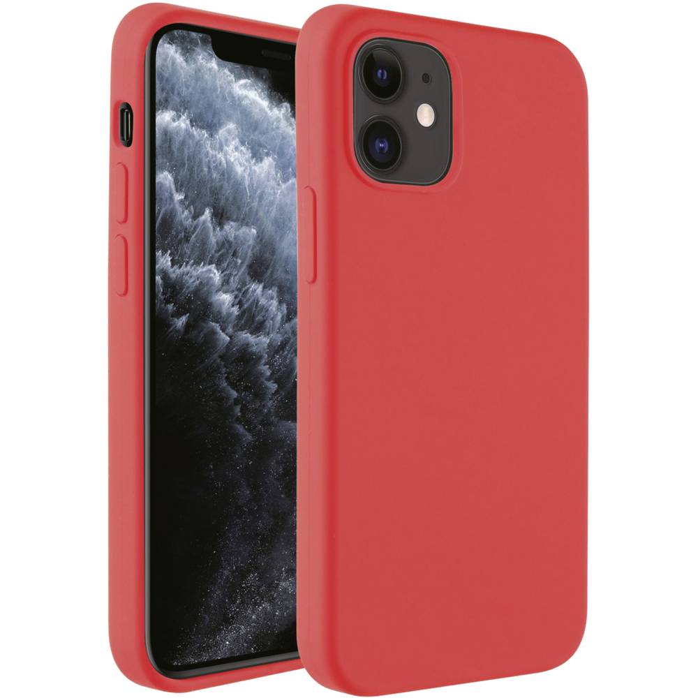 Vivanco Hype zadní kryt na mobil Apple iPhone 12, iPhone 12 Pro červená indukční nabíjení, chráněné vůči stříkající vodě