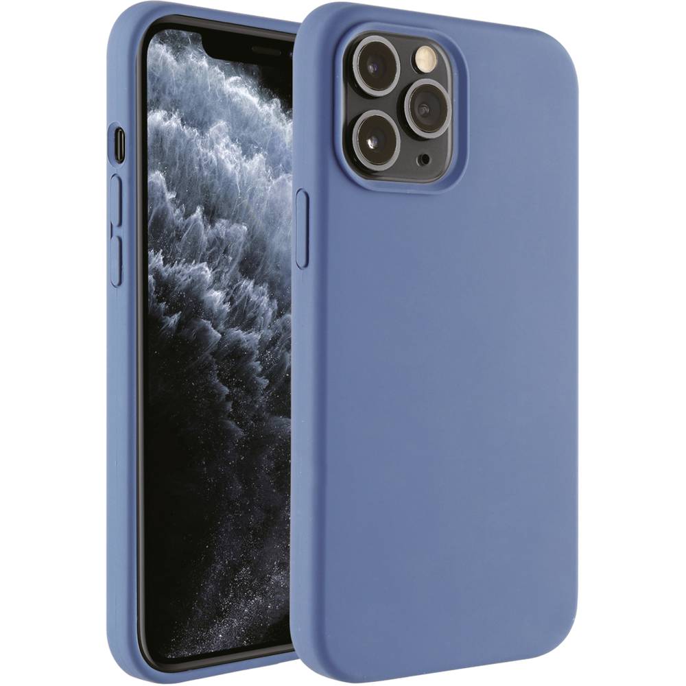 Vivanco Hype zadní kryt na mobil Apple iPhone 12 Pro Max modrá indukční nabíjení, odolné vůči stříkající vodě, odolné vů